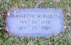 Mary Jeannettie <I>Morrison</I> Baliles 
