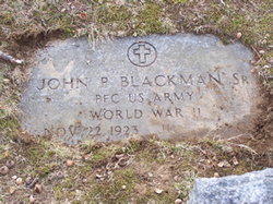 John Philip “Jack” Blackman Sr.