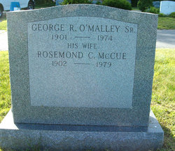 Rosemond C <I>McCue</I> O'Malley 