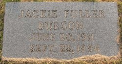 Jackie Tennis <I>Barnes</I> Fuller Burson 