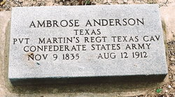 Pvt Ambrose Cobb Anderson 