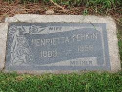 Henrietta <I>Sandercock</I> Perkin 
