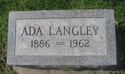 Ada May <I>Hildebrand</I> Langley 