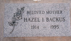 Hazel Irene <I>Burge</I> Backus 