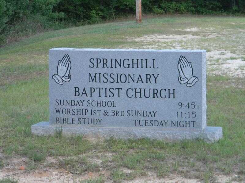 Springhill Missionary Baptist Church Cemetery