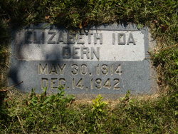 Elizabeth Ida Dern 