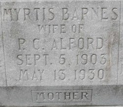 Myrtis <I>Barnes</I> Alford 