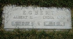 Lydia Ann <I>Tolman</I> Egbert 