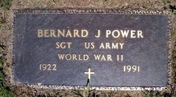Bernard J Power 