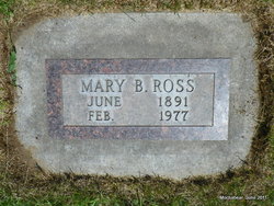 Mary Benedicta <I>Miller</I> Ross 