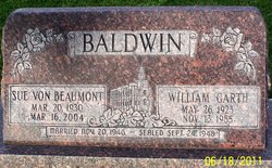 Julia Sue Von <I>Beaumont</I> Baldwin 