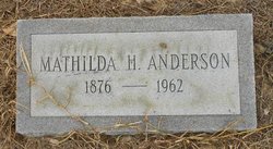 Mathilda H Anderson 
