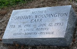 Dorothy <I>Woodington</I> Carr 