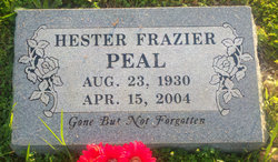 Hester <I>Frazier</I> Peal 