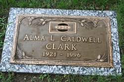 Alma Lena <I>Caldwell</I> Clark 