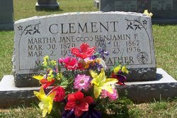 Martha Jane <I>Watts</I> Clement 