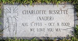 Charlotte H <I>Nader</I> Bessette 