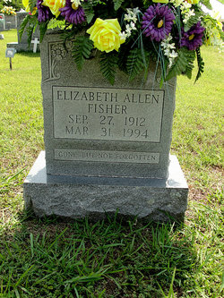 Elizabeth “Lizzie” <I>Chaney</I> Fisher 