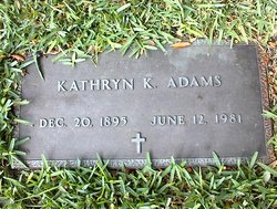 Kathryn <I>Kelly</I> Adams 