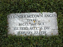 Alexander McCown Angus 