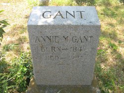 Ann Mariah “Annie” <I>Ragsdale</I> Gant 
