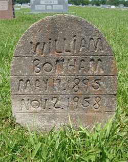 William Ray “Billy” Bonham 