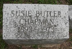 Susan Gresham “Susie” <I>Butler</I> Chapman 