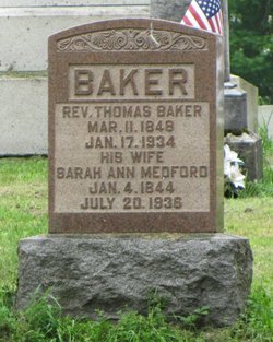 Sarah Ann <I>Medford</I> Baker 