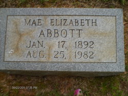 Mae Elizabeth Abbott 