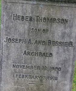 Heber Thompson Archbald 