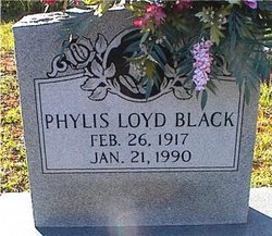 Phylis <I>Loyd</I> Black 