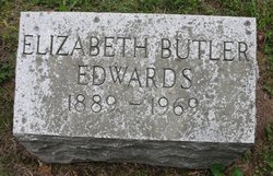 Elizabeth Bagby “Bessie” <I>Butler</I> Edwards 