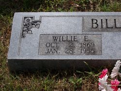 William Edwin “Willie” Billings 