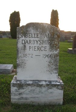 Isabelle Carson <I>Allen</I> Darbyshire Pierce 