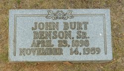 John Burt Benson Sr.