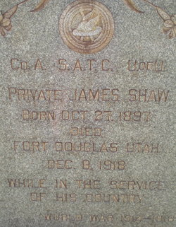 Pvt James Shaw 