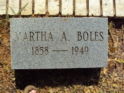Martha Adeline <I>Dozier</I> Boles 