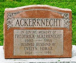 Frederick Ackerknecht Jr.