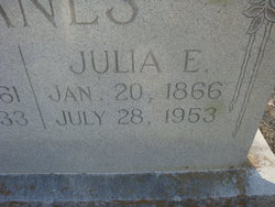 Julia E <I>Turner</I> Barnes 