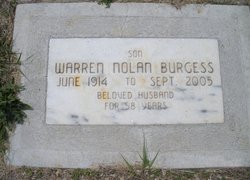 Warren Nolan Burgess 