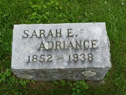 Sarah Eleanor “Ella” <I>Gaylord</I> Adriance 
