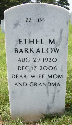 Ethel Marie <I>Nagle</I> Barkalow 