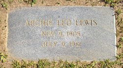 Archie Leo Lewis 