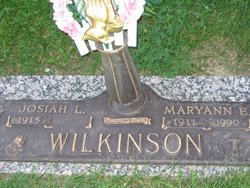 Mary Ann <I>Ross</I> Wilkinson 