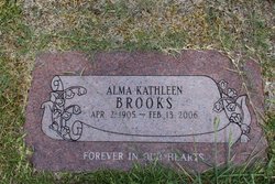 Alma Kathleen <I>Nix</I> Brooks 