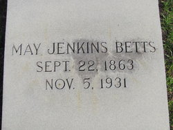 May <I>Jenkins</I> Betts 