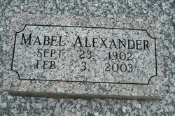 Mabel Alexander 