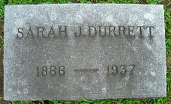 Sarah Julia “Sallie” <I>O'Rear</I> Durrett 