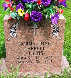 Norma June <I>Garrett</I> Loftis 