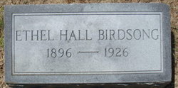 Ethel <I>Hall</I> Birdsong 